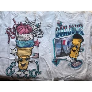 One NEW & One Used Justice Tops